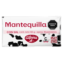 MANTEQUILLA ALPINA CON SAL  X 125 GR
