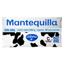 MANTEQUILLA ALPINA  SIN SAL 250G