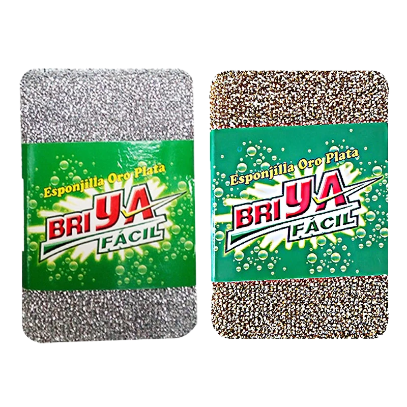 ESPONJA ORO Y PLATA BRIYA FACIL