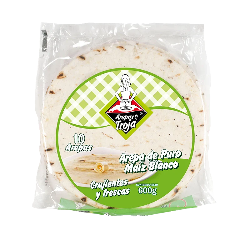 AREPA DE LA TROJA TELA BLANCA LA TROJA PAGUE 2 LLEVE 3