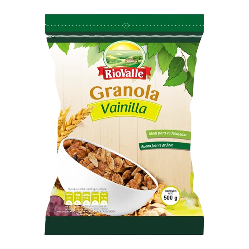 GRANOLA RIOVALLE VAINILLA X 500 GR