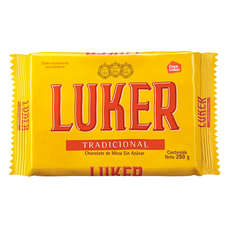 CHOCOLATE LUKER AMARGO X 250 GR