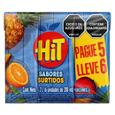 JUGO HIT SURTIDO PAGUE 5 LLEVE 6 X 200 ML C/U