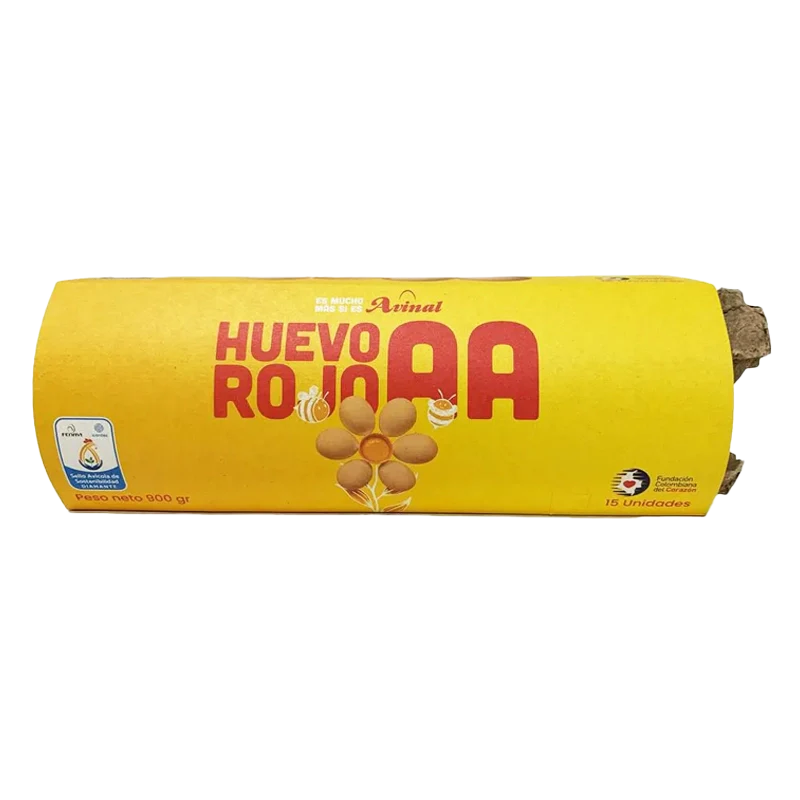 HUEVO A ROJO AVINAL AMARRE X 15