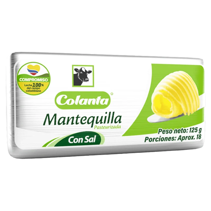 MANTEQUILLA COLANTA SAL X 125 GR