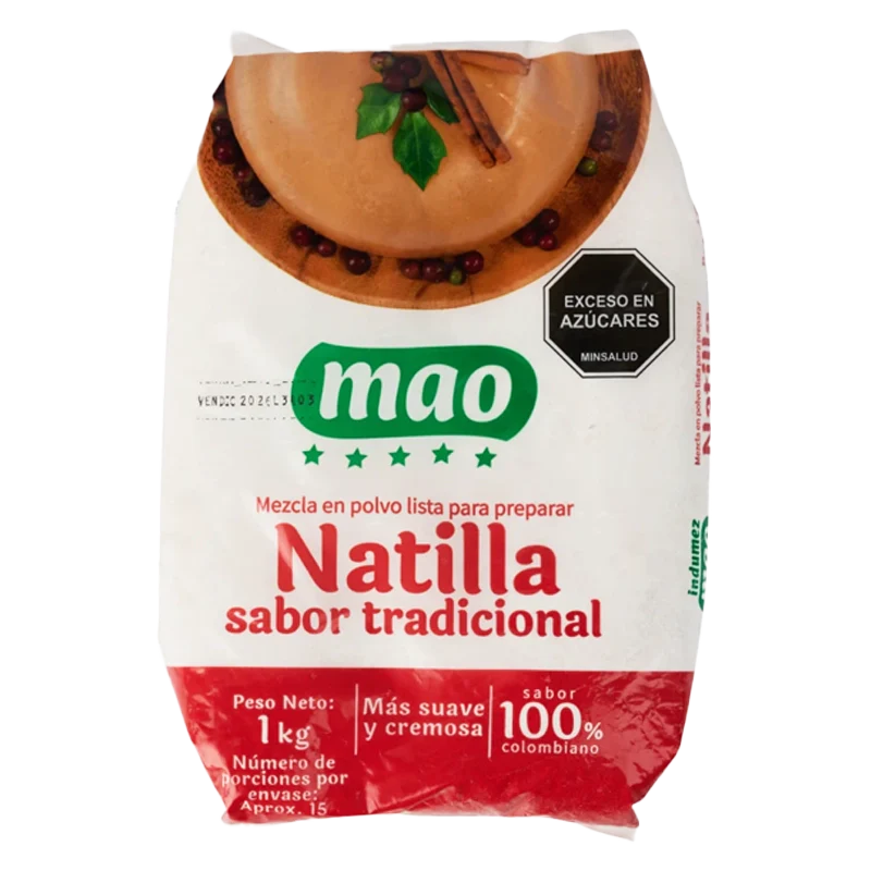 MEZCLAS LISTA NATILLA TRADICIONAL MAO X 1000 GR