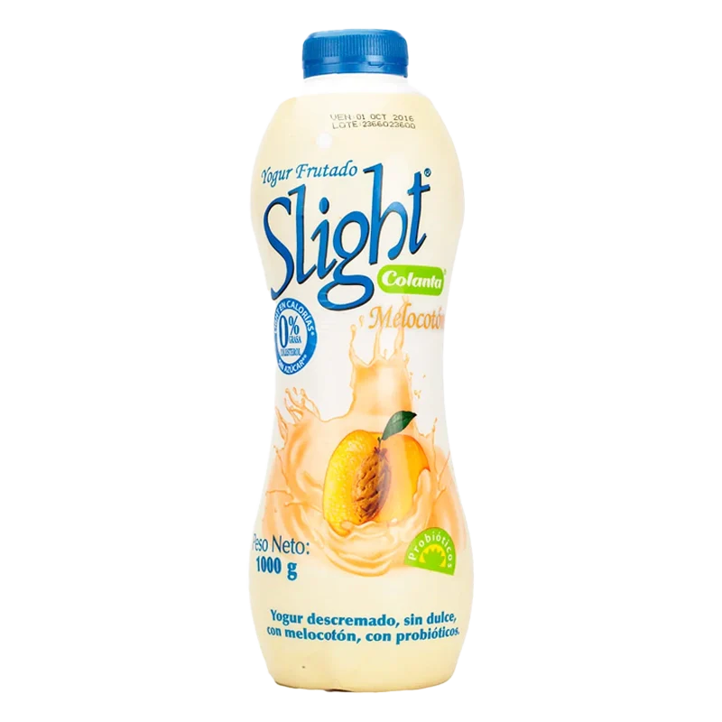 YOGURT COLANTA MELOCOTON SLIGHT GF X1000