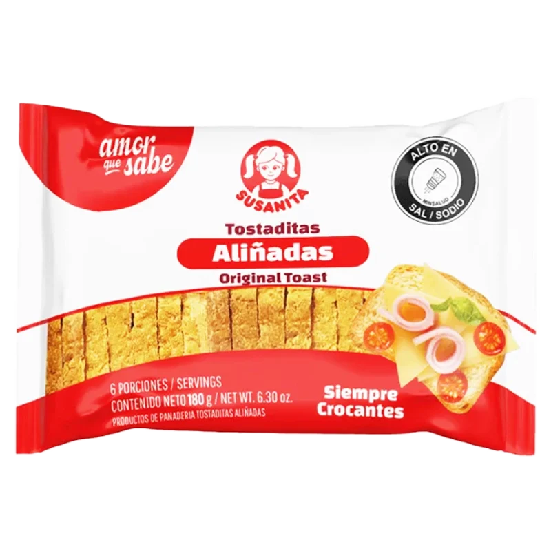 TOSTADA ALIÑADITA SUSANITA X 180 GR