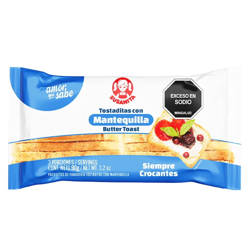 TOSTADA MANTEQUILLA SUSANITA X 90 GR